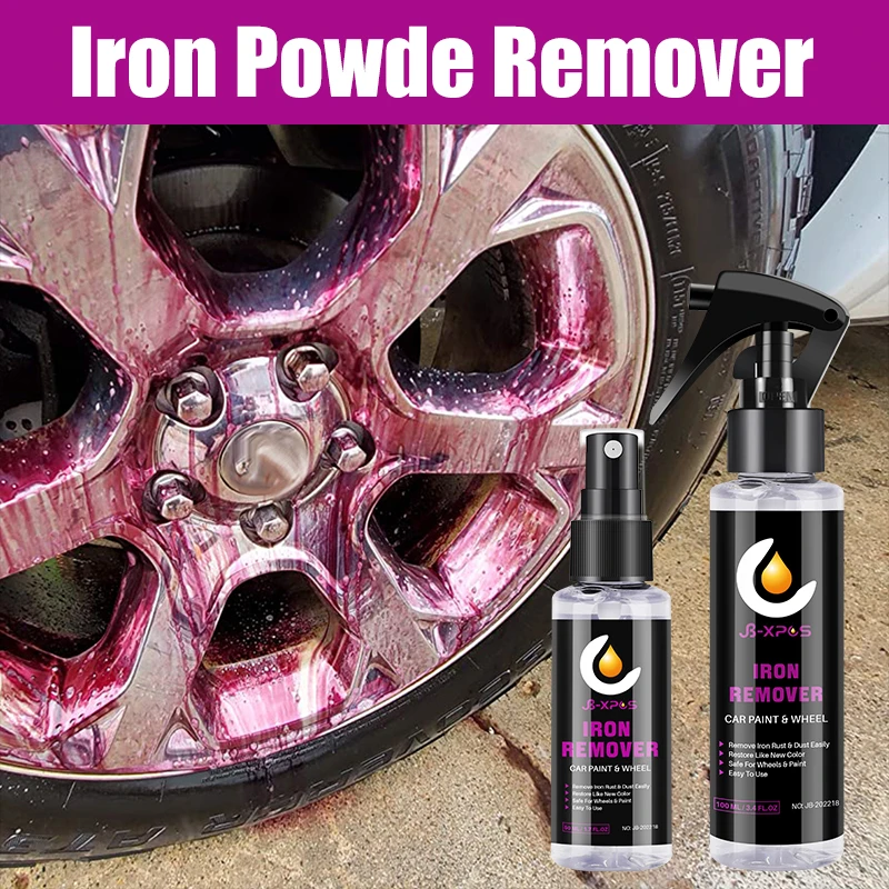 Wheel Cleaner Alloy - 50ml/100ml Wheel Paint Iron Remover Spray