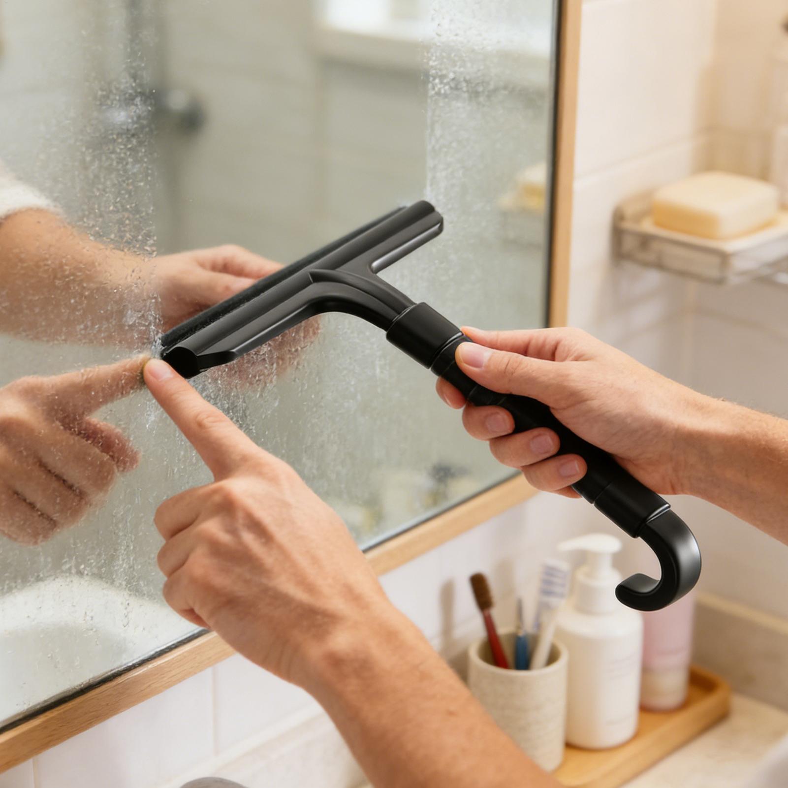 Glass Cleaner Streak - Shower Squeegee Bathroom Glass Door Cleaner