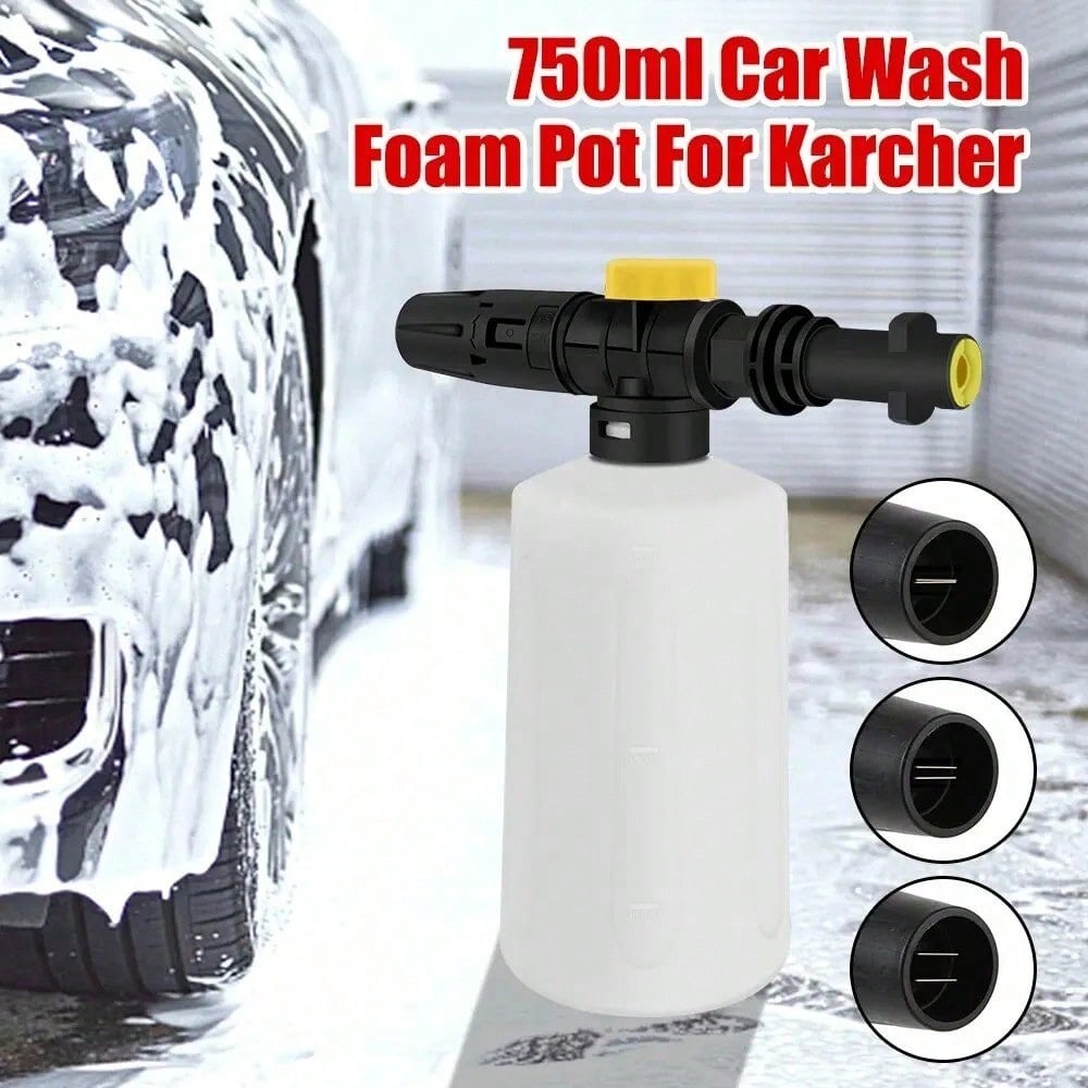 Foam Cannon Car Wash - 750ML Snow Foam Lance, Adjustable Foam