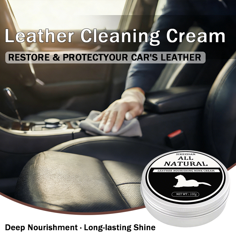 Leather Cleaner Interior - All Natural Mink Oil Leather Conditioner