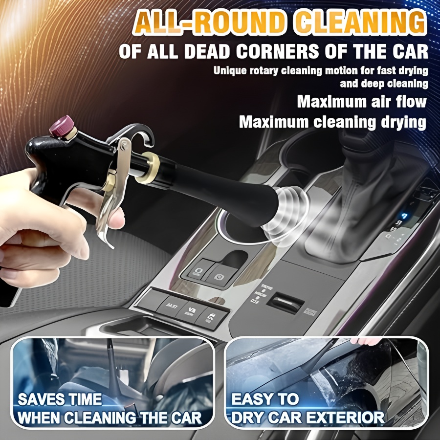 Air Blow Gun Car Interior Clea - огляд і ціна Dirt Brush Interior