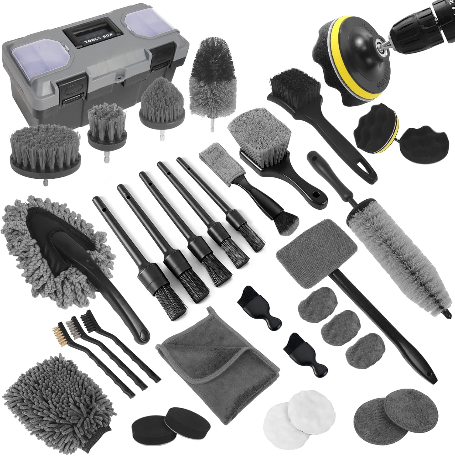 Car Detailing Kit, 36Pcs Profe - огляд і ціна Interior Detailing Kit