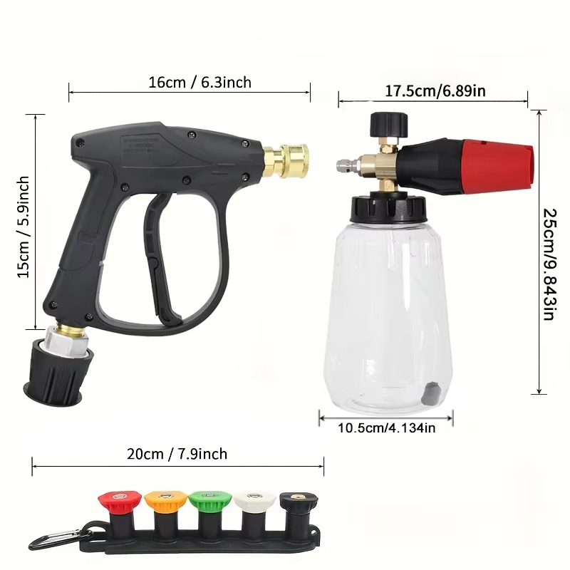 Snow Foam Cannon Lance Kit Com - огляд і ціна Pressure Washer Foam Gun