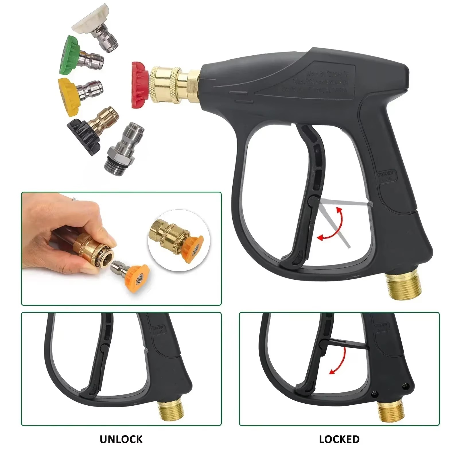 Snow Foam Cannon Lance Kit Com - огляд і ціна Pressure Washer Foam Gun