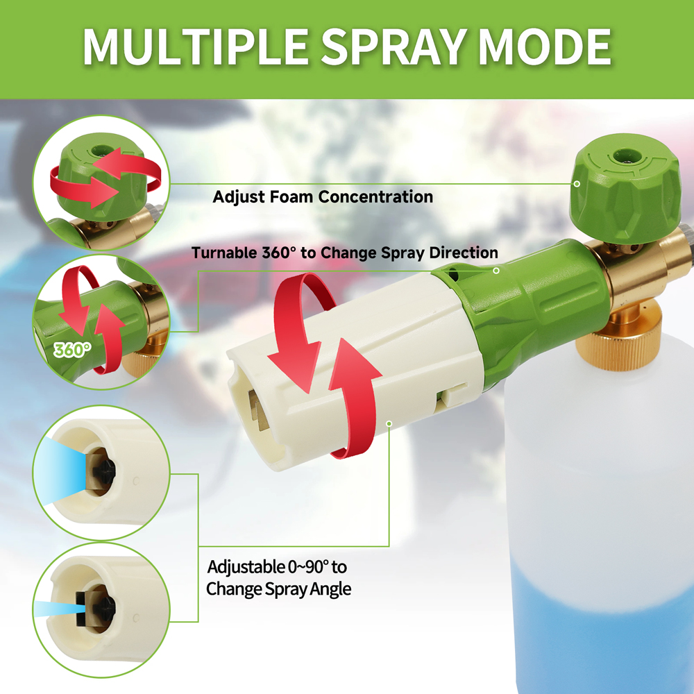 Aluminum Foam gun Lance Foam c - огляд і ціна Pressure Washer Foam Gun