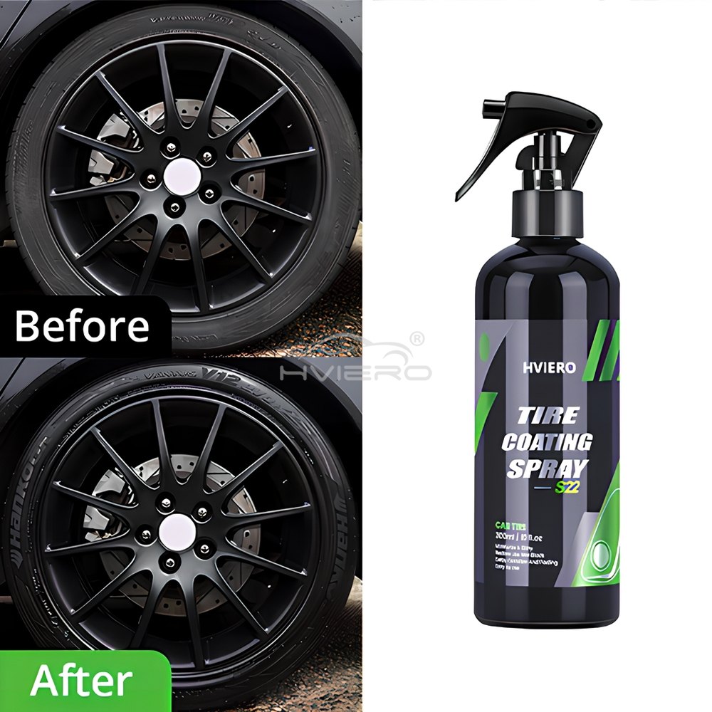 Car auto Tyre Gloss Tire Coati - огляд і ціна Tire Shine Spray Sealant