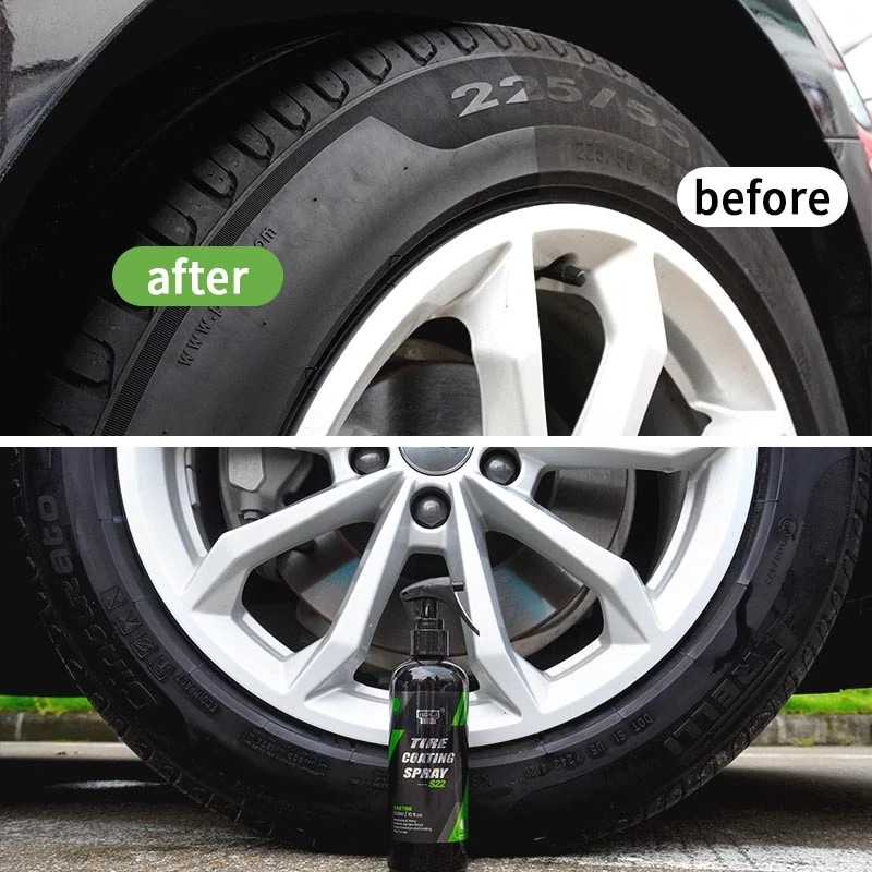 2026 Hot Tyre Gloss Tire Coati - огляд і ціна Tire Shine Spray Sealant
