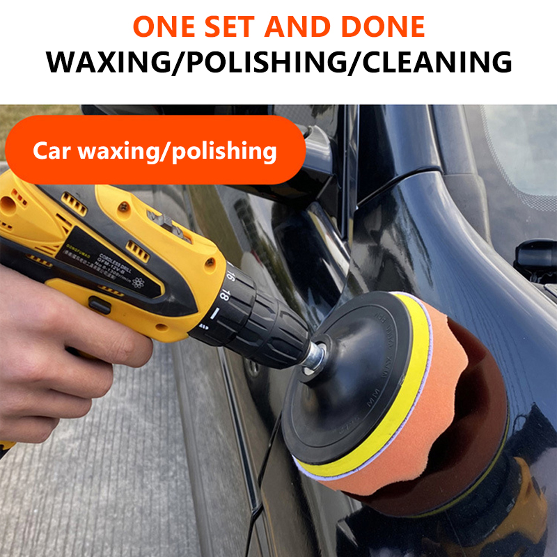 6pcs/set Car Polishing Sponge  - огляд і ціна Polish Pad Set Buffer