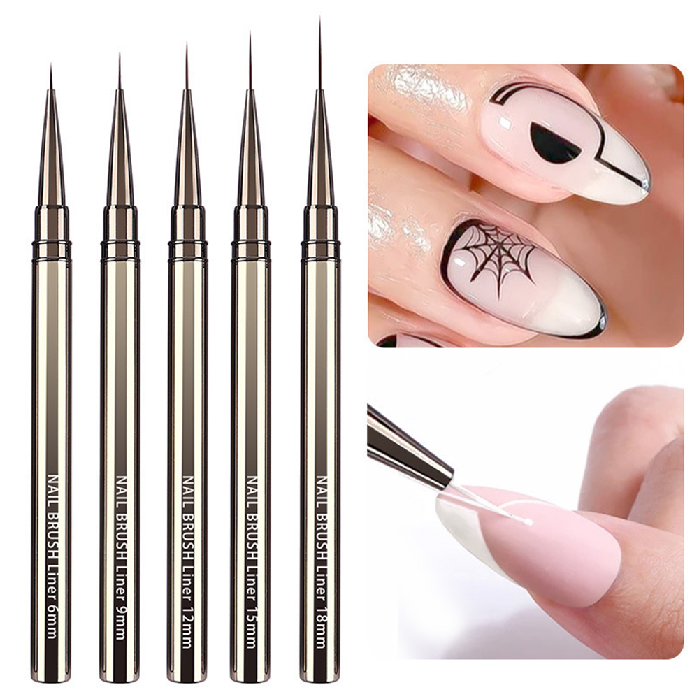 5-Piece Professional Nail Art  - огляд і ціна Detailing Brush Set