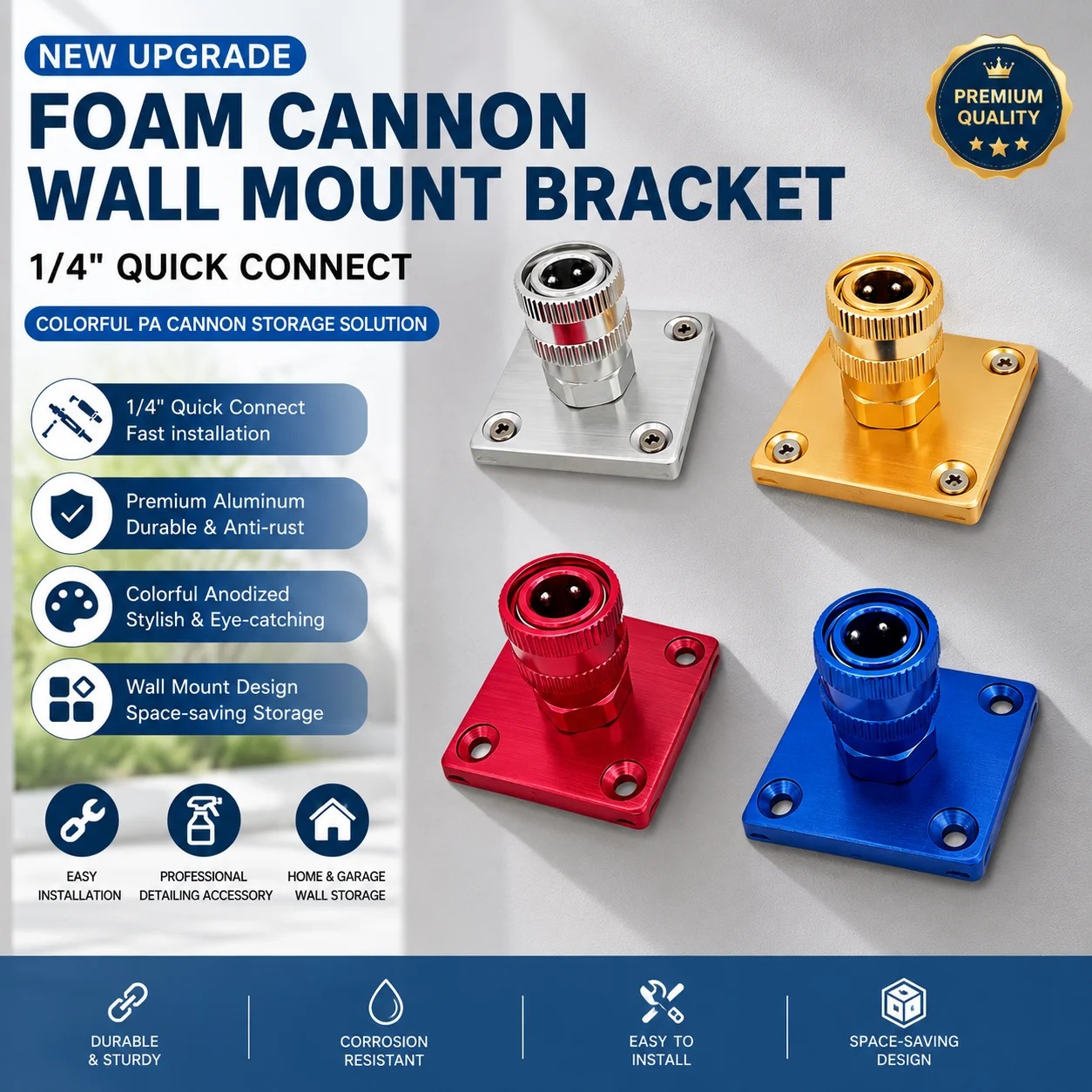 1/4 Quick Connect Foam Cannon  - огляд і ціна Foam Cannon Car Wash