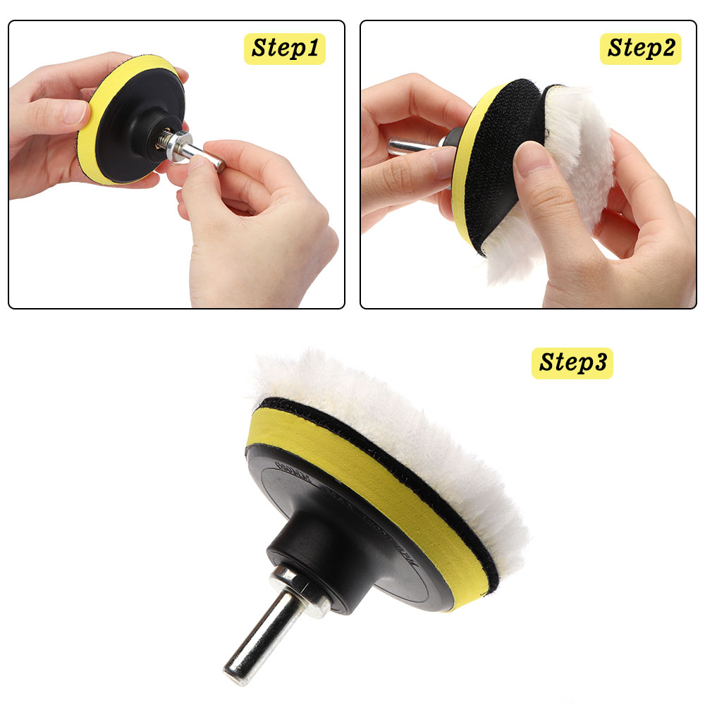 8pcs Auto Car Polishing Pad Ki - огляд і ціна Polish Pad Set Buffer