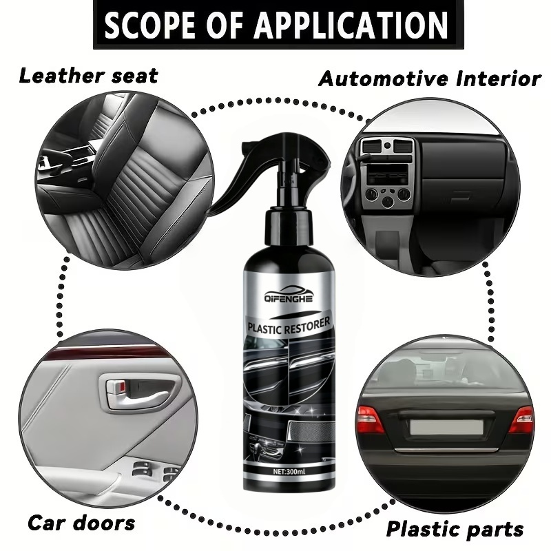 300ml Long-Lasting Plastic Res - огляд і ціна Trim Restorer Plastic