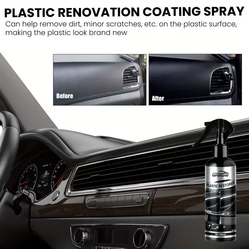 300ml Long-Lasting Plastic Res - огляд і ціна Trim Restorer Plastic