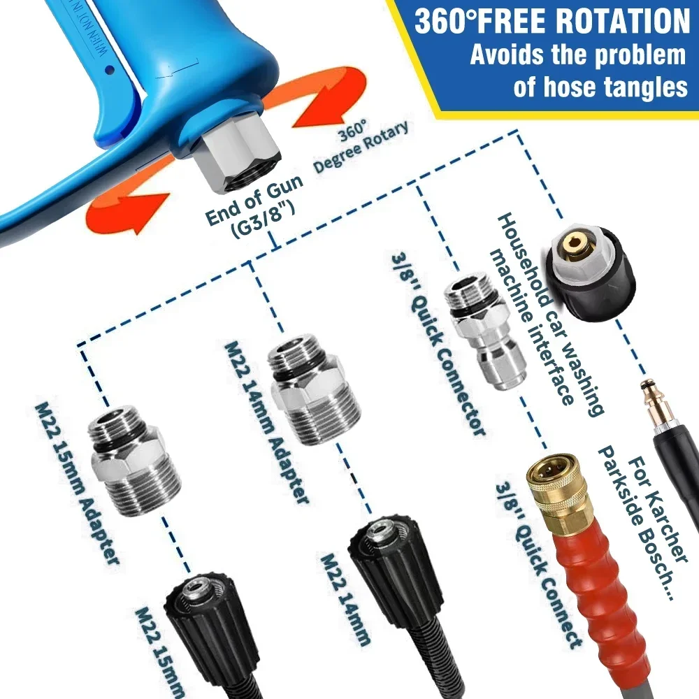 High Pressure Washer Snow Foam - огляд і ціна Pressure Washer Foam Gun