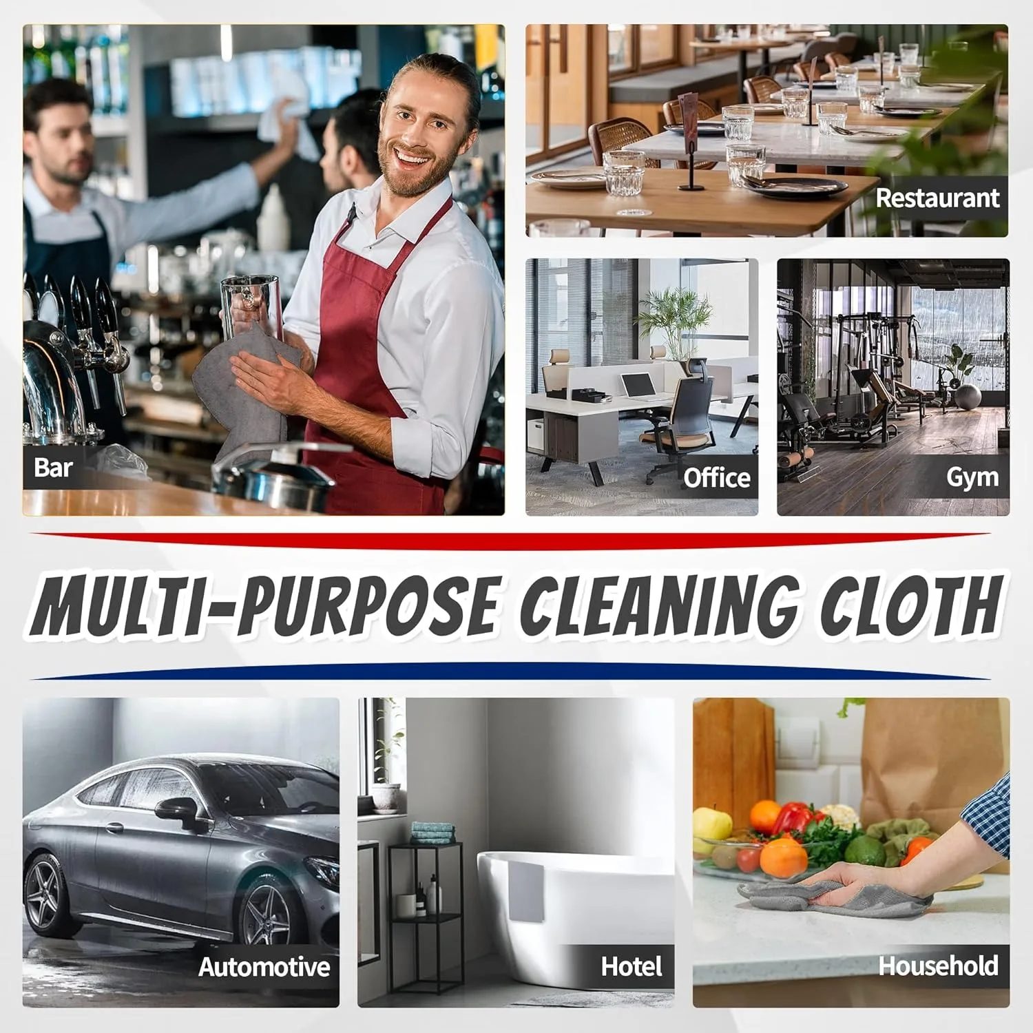 1/50pcs Microfiber Cleaning Cl - огляд і ціна Microfiber Towel Detailing