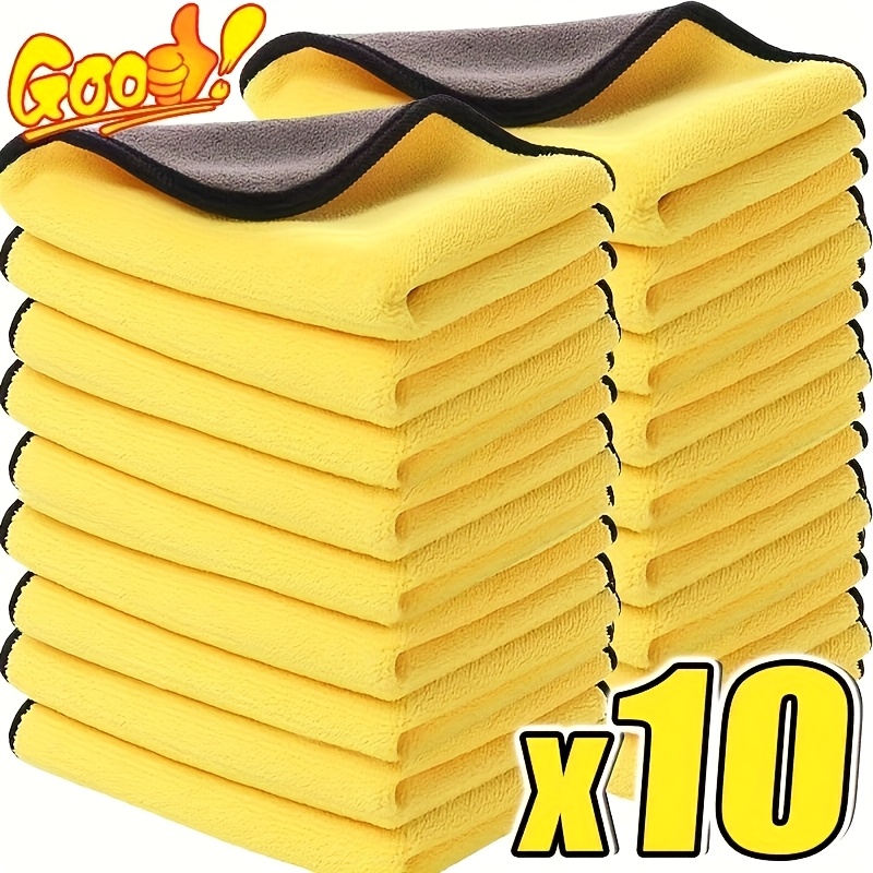 3/5/10Pcs Car Wash Microfiber  - огляд і ціна Microfiber Towel Detailing
