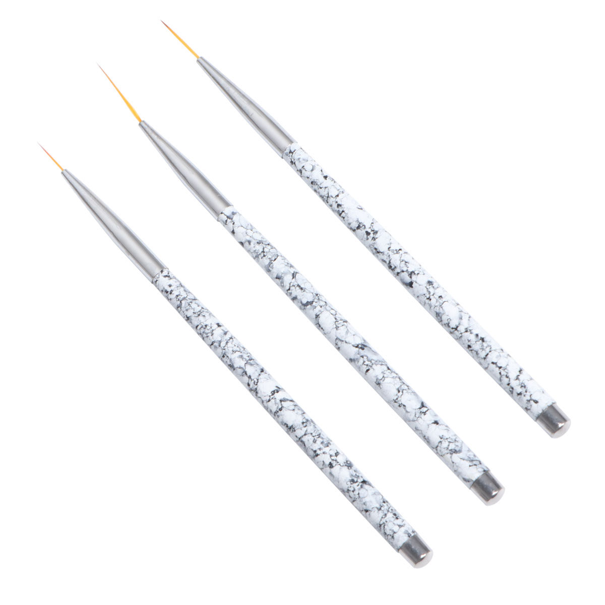 3Pcs Nail Art Liner Brush Set  - огляд і ціна Detailing Brush Set